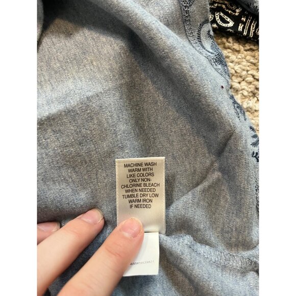 2 pc Lot Croft & Barrow Long Sleeve Shirts Womens Sz 1X Paisley Abstract Pattern - Picture 14 of 16